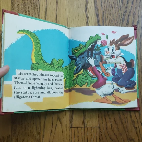 Vintage 50s Uncle Wiggily And The Alligator Hardcover Children's Book - Picture 7 of 9